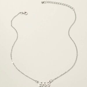 3/$30 🤍 Established “1998” Necklace